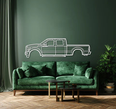 2011 F-250 Super Duty 3rd Gen Silhouette Wall Art