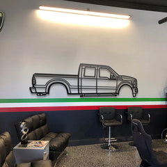 2011 F-250 Super Duty 3rd Gen Silhouette Wall Art