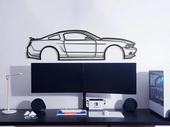 2011 Mustang Silhouette Wall Art