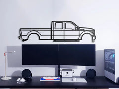 2012 F-350 Longbed Silhouette Wall Art