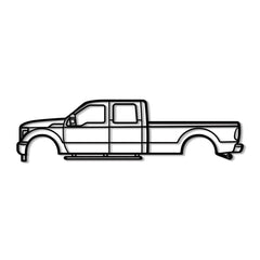 2012 F-350 Longbed Silhouette Wall Art