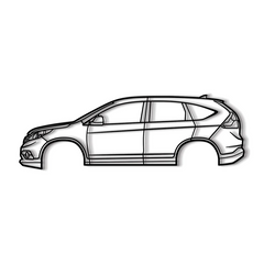 2012 CR-V 4th gen Silhouette Wall Art