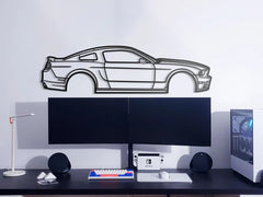 2013 MUSTANG SILHOUETTE WALL ART