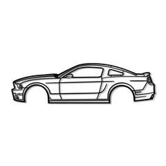 2013 MUSTANG SILHOUETTE WALL ART