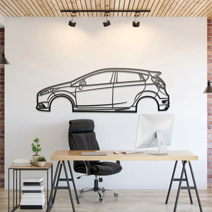 2014 Fiesta ST Silhouette Wall Art