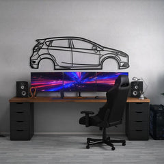 2014 Fiesta ST Silhouette Wall Art