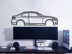 2015 2 SERIE COUPE Silhouette Wall Art