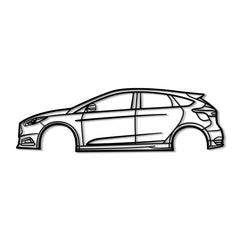 2015 Focus ST Silhouette Wall Art