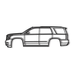 2015 Yukon 4th Gen Silhouette Wall Art