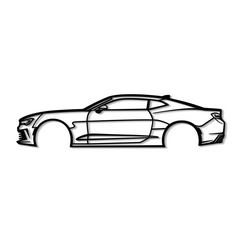 2016 Camaro Silhouette Wall Art