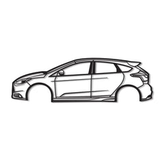 2016 Focus ST MK3 Silhouette Wall Art