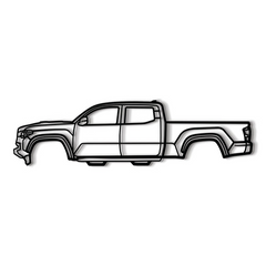 2016 Tacoma 3rd Gen Silhouette Wall Art