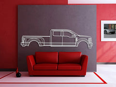 2017 F-450 Super Duty 4th Gen Silhouette Wall Art