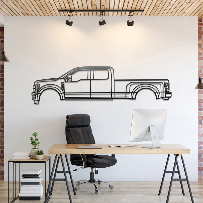 2017 F-450 Super Duty 4th Gen Silhouette Wall Art