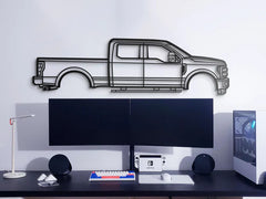 2017 F-250 Super Duty 4th Gen Silhouette Wall Art