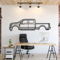 2017 F-250 Super Duty 4th Gen Silhouette Wall Art