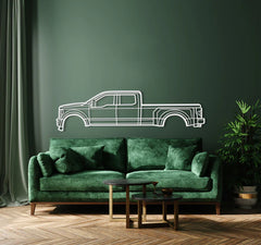 2017 F-350 Super Duty 4th Gen Silhouette Wall Art