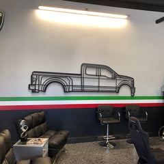 2017 F-350 Super Duty 4th Gen Silhouette Wall Art