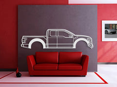 2017 F-150 Raptor 2nd Gen Silhouette Wall Art