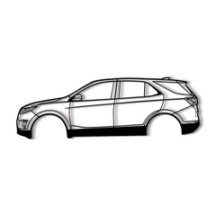 2018 Equinox 3rd Gen Silhouette Wall Art Sale