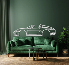 2018 911 Targa 4S Silhouette Wall Art