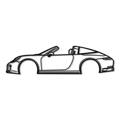 2018 911 Targa 4S Silhouette Wall Art