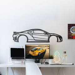 2019 NSX Silhouette Wall Art