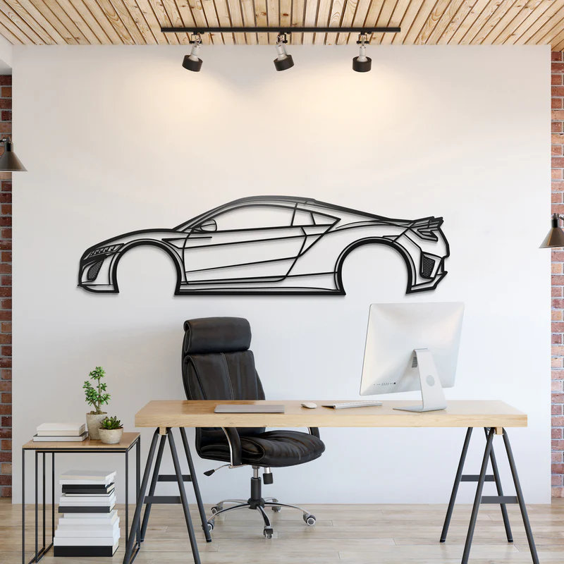 2019 NSX Silhouette Wall Art