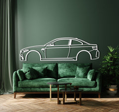 F87 M2 Metal Silhouette Wall Art