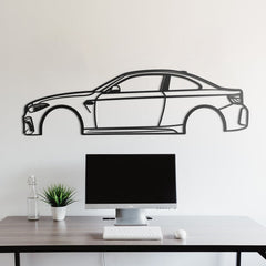 F87 M2 Metal Silhouette Wall Art