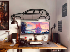 2019 M140i Silhouette Wall Art