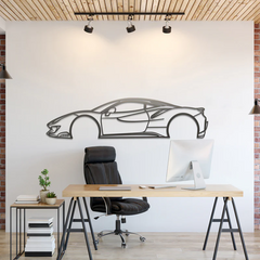 2019 488 PISTA Silhouette Wall Art