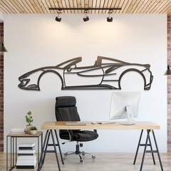 2019 488 Pista Spider Silhouette Wall Art