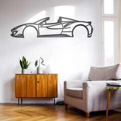 2019 488 Pista Spider Silhouette Wall Art