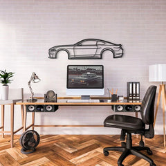 2019 Mustang Silhouette Wall Art