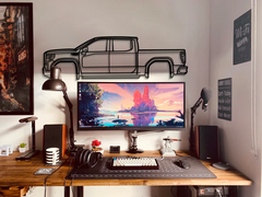 2019 Denali Sierra Silhouette Wall Art