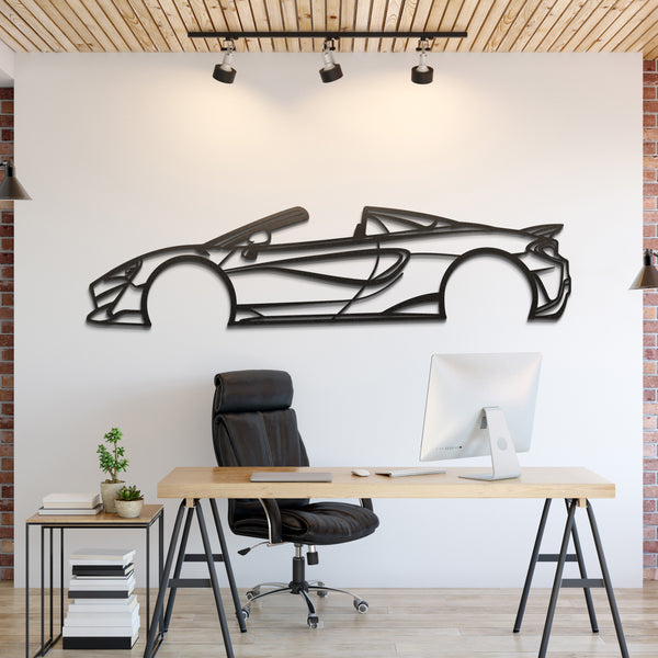 2019 600LT Spider Silhouette Wall Art