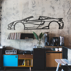 2019 600LT Spider Silhouette Wall Art