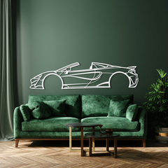 2019 600LT Spider Silhouette Wall Art