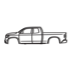 2019 Tundra 2nd Gen Metal Silhouette Wall Art