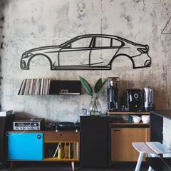 M340i Silhouette Wall Art