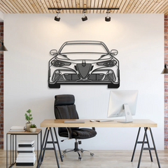 2021 Guilia GTA M Silhouette Wall Art