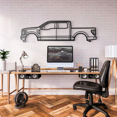 2021 F-150 14th Gen Silhouette Wall Art