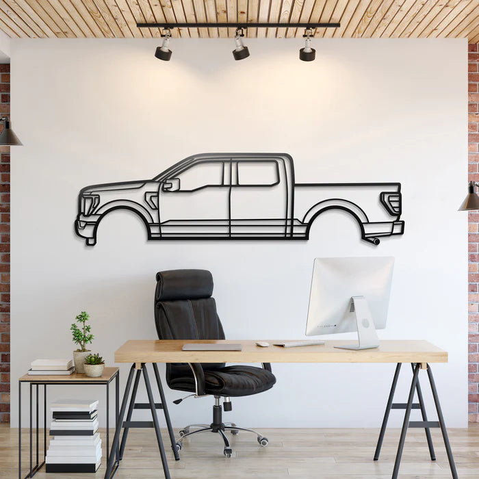 2021 F-150 14th Gen Silhouette Wall Art