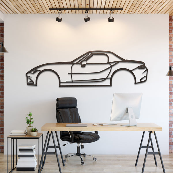 2021 Miata MX-5 Silhouette Wall Art