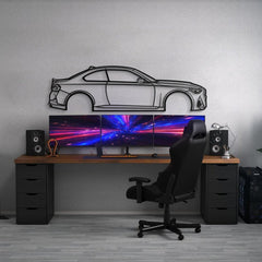 2022 M240i Silhouette Wall Art