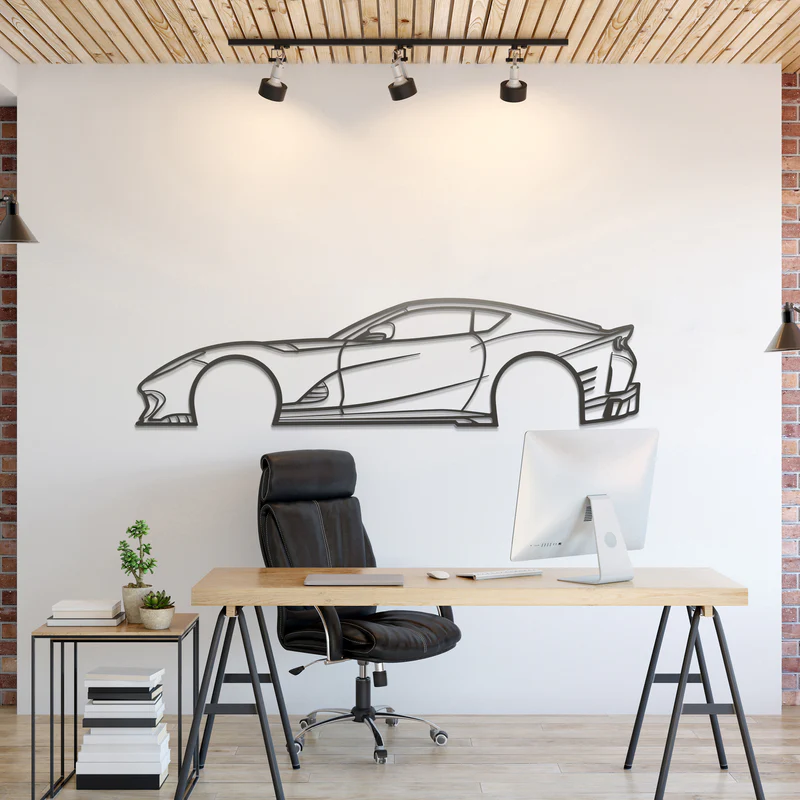 2022 812 Competizione Silhouette Wall Art