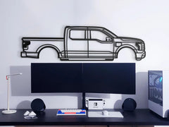 2022 F-150 Lightning Silhouette Wall Art