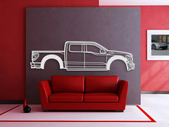 2022 F-150 Raptor 3rd Gen Silhouette Wall Art