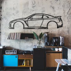 Nissan GTR R35 Silhouette Wall Art